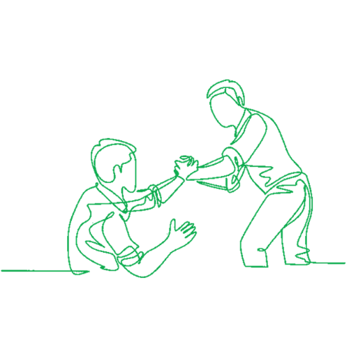 Marketing sales support icon